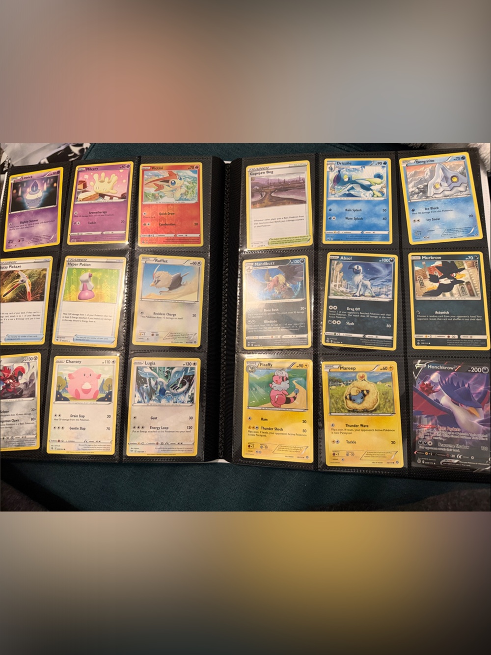 Pokemon Card Binder full of Cards